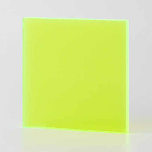 Flourescent Green Cast Acrylic