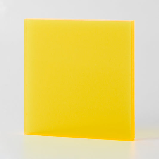 Flourescent Yellow Cast Acrylic